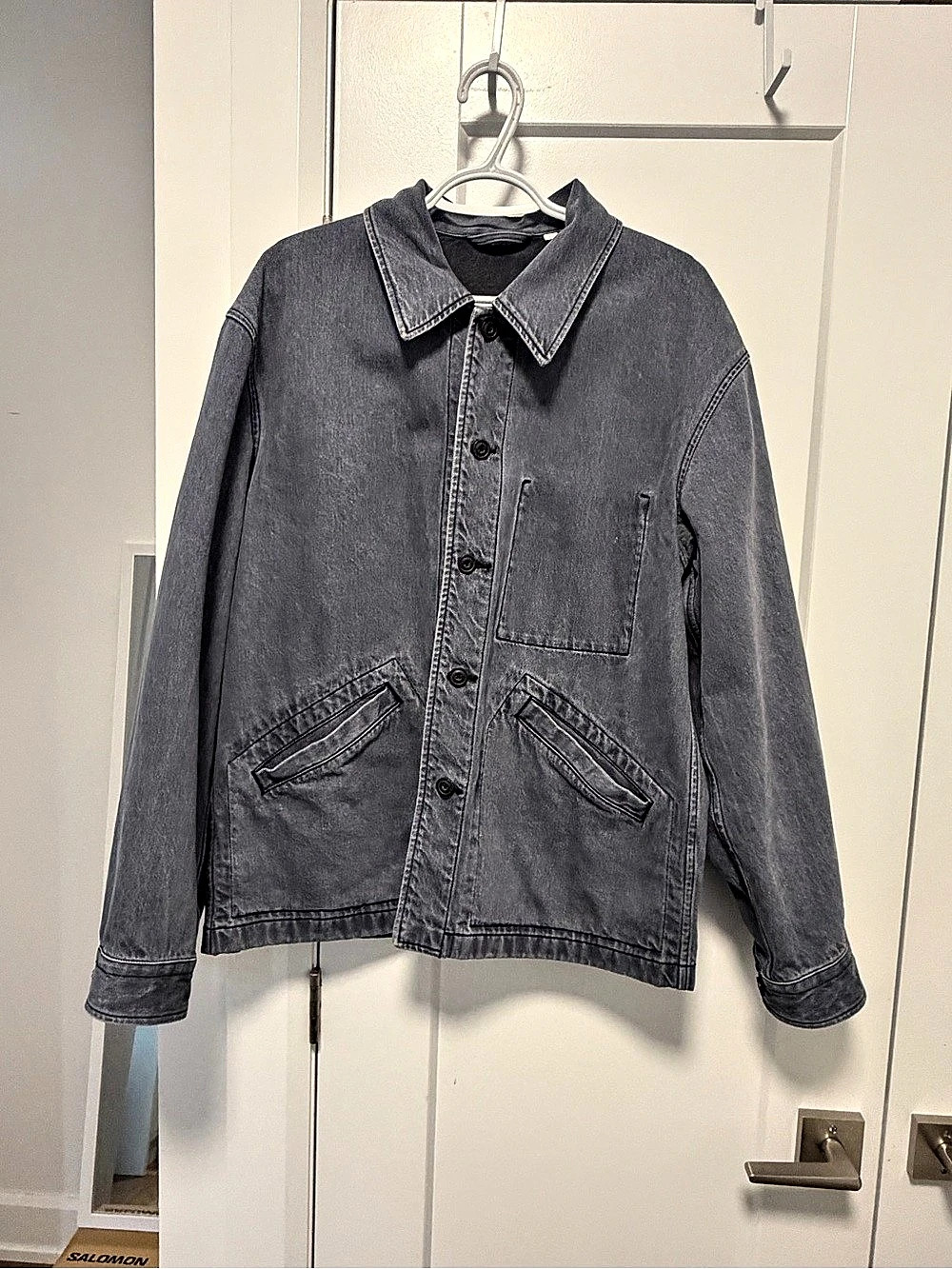 Oversized Denim Trucker Jacket Blue
